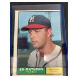1961 Topps Ed Mathews #120 card