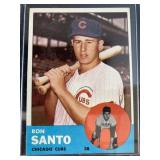 1963 Topps Ron Santo #252 card
