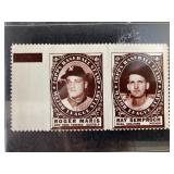 1961 Topps Stamps Roger Maris and Ray Semproch