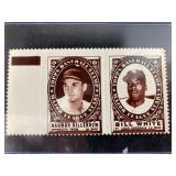 1961 Topps Stamps Bill White and Harmon Killebrew