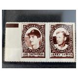 1961 Topps Stamps Carl Yastrzemski and Jerry