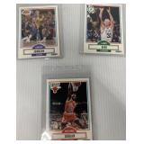 1990 Fleer Michael Jordan, Larry Bird, and Earvin
