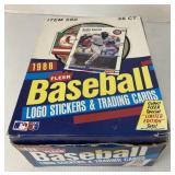 1988 Fleer baseball wax box