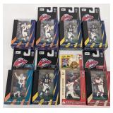 Various Topps Action Flats Figure and Card in