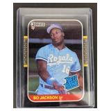 1987 Donruss rookie card Bo Jackson