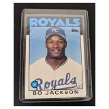 1986 Topps traded rookie card Bo Jackson