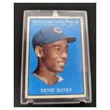 1959 Topps MVP Ernie Banks card