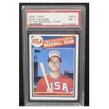 1985 Topps Mark McGwire USA Baseball PSA NM7
