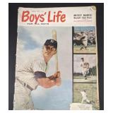 August 1959 Boys Life magazine Mickey Mantle