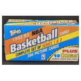 1992-93 Topps basketball card set series 1&2