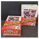 1990 Donruss wax pack box 2 ct bidding per item