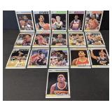 16 ct 1987 Fleer basketball card lot various