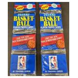 1991 Fleer rack pack basketball card lot bidding