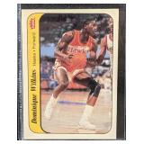 1986 Fleer sticker Dominique Wilkins basketball