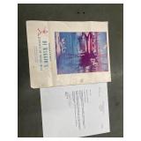 Joe DiMaggio autographed on his restaurant menu