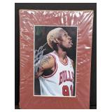 Dennis Rodman 5 x 7" copied photo