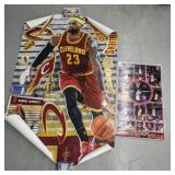 LeBron James fathead poster and Chicago bulls 91