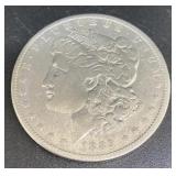 1889-0 silver Morgan dollar