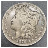 1879-S silver Morgan dollar