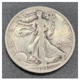 1919 silver walking liberty half dollar