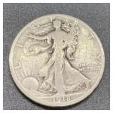 1918-S Silver walking liberty half dollar