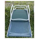 Outdoor patio reclining chair