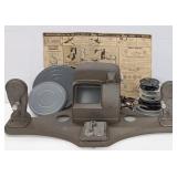 Vtg Baia V-16 8mm Viewer & Editor w/ Film Reels