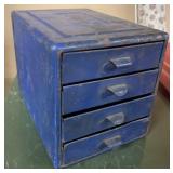 Small storage box w/ 3 drawers 8 1/2" x 6".