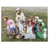 Light up outdoor nativity set