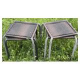 4 outdoor patio seats/foot rest. 15" x 16"