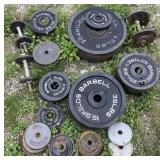 Large lot of Cap Barbell Weight Sets