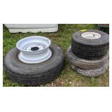 Lot of various Tires and Rims