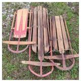 Vintage Royal Races & Huppi Pimc wood and metal