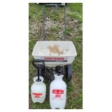 Craftsman spreader &  Ace weed killer spray
