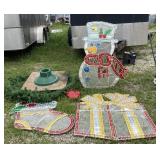 Lot of Various Christmas Lawn Ornaments