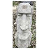 Easter island head concrete statue