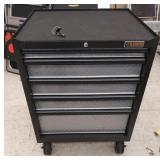 Gladiator 5 drawer rolling tool cart w keys