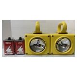 Vintage US Navy Ship Military Yellow Portable