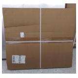 Portable folding work table golden oak 31.5"×29.5