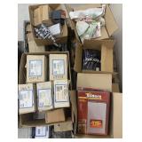 Pallet of various plumbing and household items