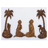 Carved Wood Wall Art incl Traditional Filipino