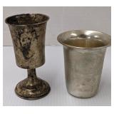 Small Sterling Silver Cups. 2.31oz