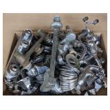 Flat of Vtg Faucet Heads and Handles