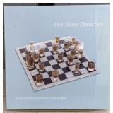 Shot Glass Chess Set NIB