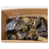Box of Brass Figurines