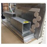 Large Lot of Aluminum Stock. Square Stock: 40x8x1