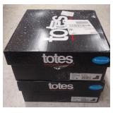 Lot Of 2 Totes Size 11 Stadium Black Faux Fur