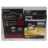 Lot of SanDisk 32GB SDHC UHS-1 Card