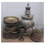 Lot of Misc. Metal Decorations Including Antique