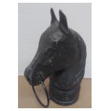 Wrought Iron Horse Head Fence Post Topper